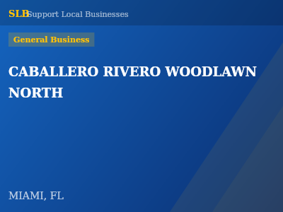 CABALLERO RIVERO WOODLAWN NORTH — General Business in MIAMI, FL