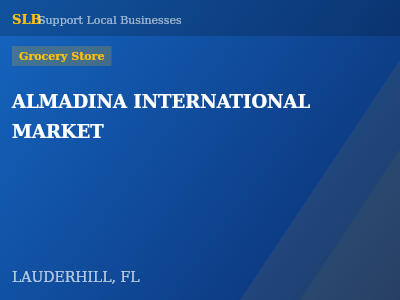 ALMADINA INTERNATIONAL MARKET — Grocery Store in LAUDERHILL, FL