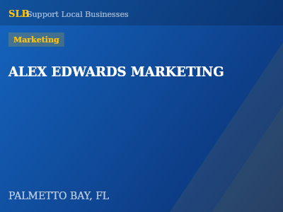 ALEX EDWARDS MARKETING — Marketing in PALMETTO BAY, FL