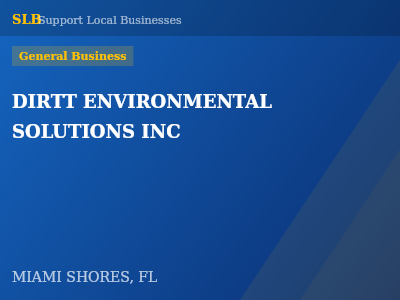 DIRTT ENVIRONMENTAL SOLUTIONS INC — General Business in MIAMI SHORES, FL