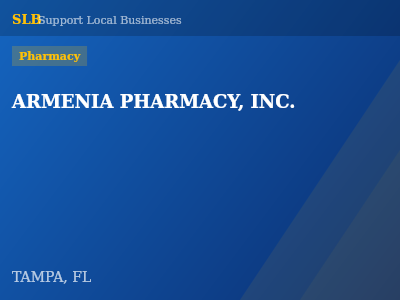 ARMENIA PHARMACY, INC. — Pharmacy in TAMPA, FL