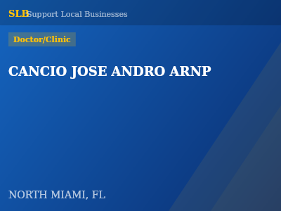CANCIO JOSE ANDRO ARNP — Doctor/Clinic in NORTH MIAMI, FL