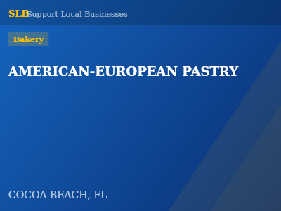 AMERICAN-EUROPEAN PASTRY — Bakery in COCOA BEACH, FL