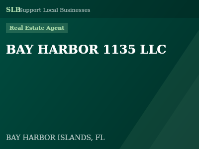 BAY HARBOR 1135 LLC — Real Estate Agent in BAY HARBOR ISLANDS, FL