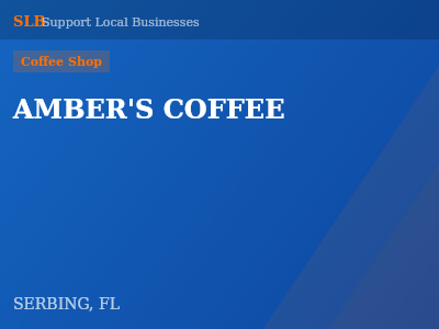 AMBER'S COFFEE — Coffee Shop in SERBING, FL