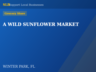 A WILD SUNFLOWER MARKET — Grocery Store in WINTER PARK, FL