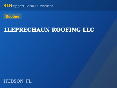 1LEPRECHAUN ROOFING LLC — Roofing in HUDSON, FL