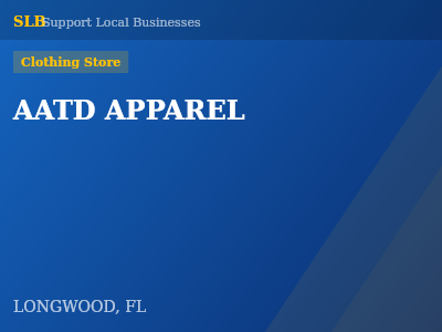 AATD APPAREL — Clothing Store in LONGWOOD, FL