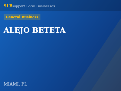 ALEJO BETETA — General Business in MIAMI, FL