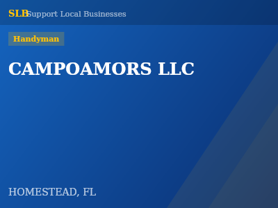 CAMPOAMORS LLC — Handyman in HOMESTEAD, FL
