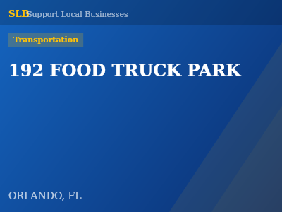 192 FOOD TRUCK PARK — Transportation in ORLANDO, FL