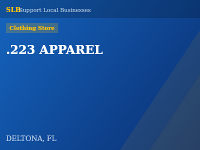 .223 APPAREL — Clothing Store in DELTONA, FL