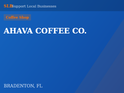 AHAVA COFFEE CO. — Coffee Shop in BRADENTON, FL