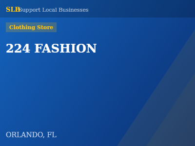 224 FASHION — Clothing Store in ORLANDO, FL