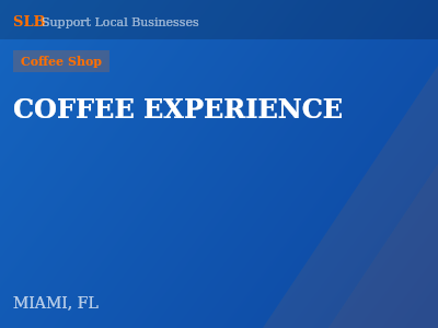 COFFEE EXPERIENCE — Coffee Shop in MIAMI, FL