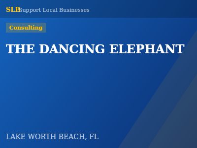 THE DANCING ELEPHANT — Consulting in LAKE WORTH BEACH, FL