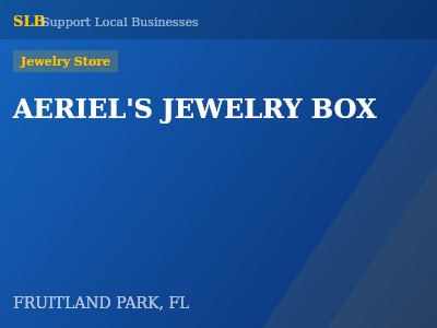 AERIEL'S JEWELRY BOX — Jewelry Store in FRUITLAND PARK, FL