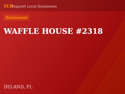 WAFFLE HOUSE #2318 — Restaurant in DELAND, FL