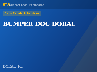 BUMPER DOC DORAL — Auto Repair & Services in DORAL, FL