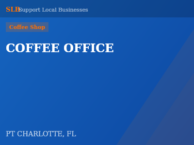 COFFEE OFFICE — Coffee Shop in PT CHARLOTTE, FL
