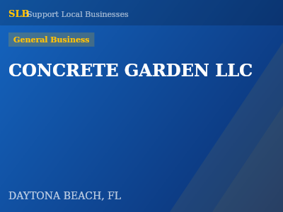CONCRETE GARDEN LLC — General Business in DAYTONA BEACH, FL
