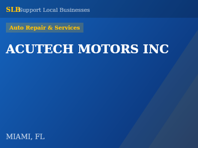 ACUTECH MOTORS INC — Auto Repair & Services in MIAMI, FL
