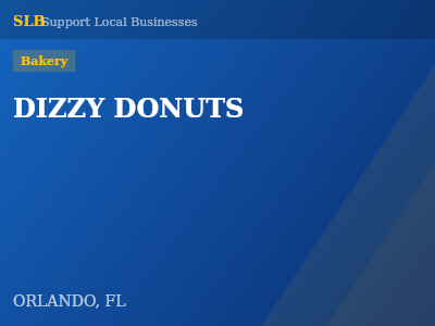 DIZZY DONUTS — Bakery in ORLANDO, FL