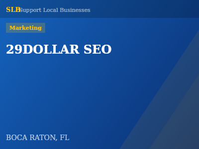 29DOLLAR SEO — Marketing in BOCA RATON, FL