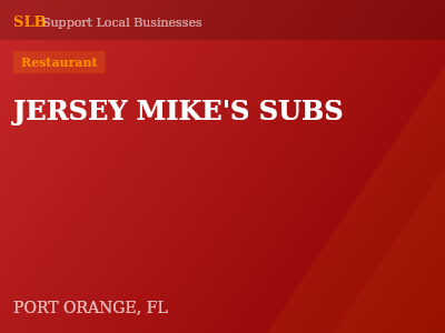 JERSEY MIKE'S SUBS — Restaurant in PORT ORANGE, FL