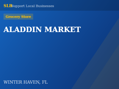 ALADDIN MARKET — Grocery Store in WINTER HAVEN, FL