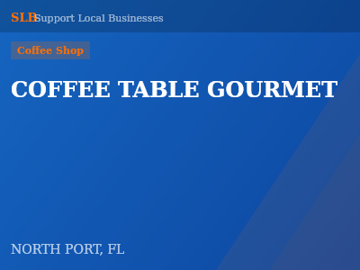 COFFEE TABLE GOURMET — Coffee Shop in NORTH PORT, FL