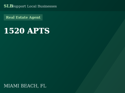 1520 APTS — Real Estate Agent in MIAMI BEACH, FL
