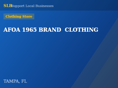AFOA 1965 BRAND  CLOTHING — Clothing Store in TAMPA, FL
