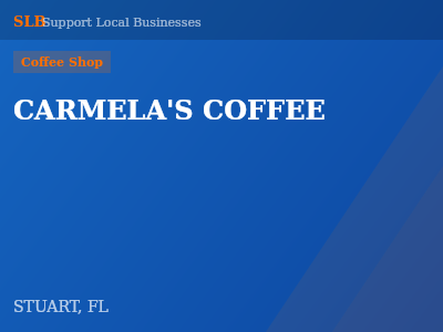 CARMELA'S COFFEE — Coffee Shop in STUART, FL