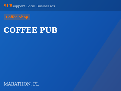 COFFEE PUB — Coffee Shop in MARATHON, FL