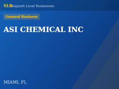 ASI CHEMICAL INC — General Business in MIAMI, FL