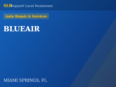 BLUEAIR — Auto Repair & Services in MIAMI SPRINGS, FL