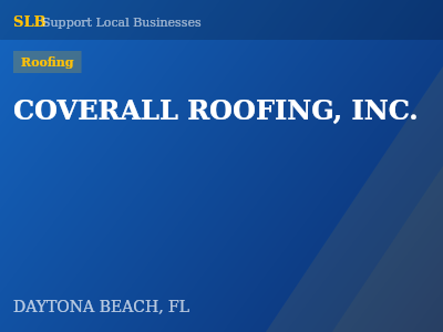 COVERALL ROOFING, INC. — Roofing in DAYTONA BEACH, FL
