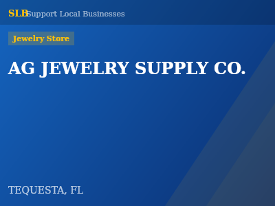 AG JEWELRY SUPPLY CO. — Jewelry Store in TEQUESTA, FL