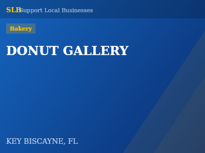 DONUT GALLERY — Bakery in KEY BISCAYNE, FL