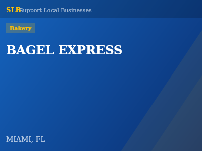 BAGEL EXPRESS — Bakery in MIAMI, FL