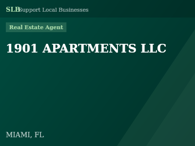 1901 APARTMENTS LLC — Real Estate Agent in MIAMI, FL