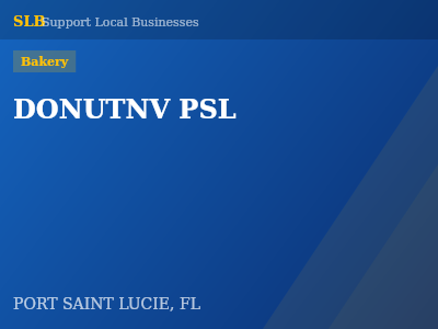 DONUTNV PSL — Bakery in PORT SAINT LUCIE, FL