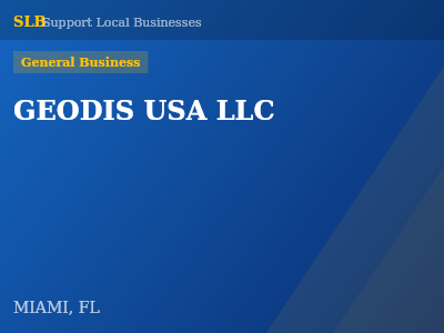 GEODIS USA LLC — General Business in MIAMI, FL