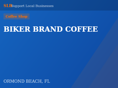 BIKER BRAND COFFEE — Coffee Shop in ORMOND BEACH, FL