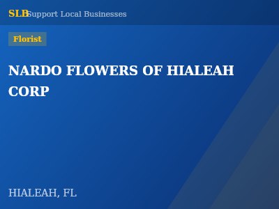 NARDO FLOWERS OF HIALEAH CORP — Florist in HIALEAH, FL