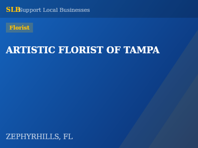 ARTISTIC FLORIST OF TAMPA — Florist in ZEPHYRHILLS, FL