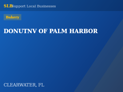 DONUTNV OF PALM HARBOR — Bakery in CLEARWATER, FL