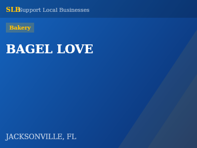 BAGEL LOVE — Bakery in JACKSONVILLE, FL