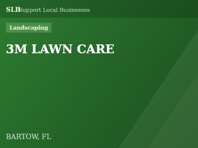3M LAWN CARE — Landscaping in BARTOW, FL